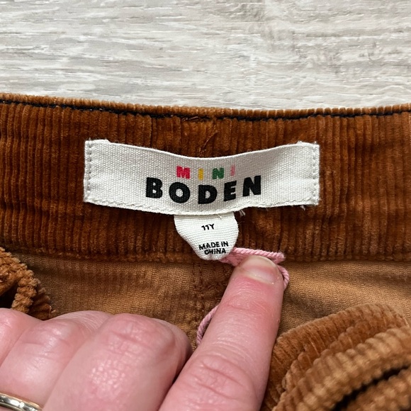 Mini Boden Boy’s Kids' Cotton Corduroy Pants Burnt Orange - Size 11 - Picture 3 of 6